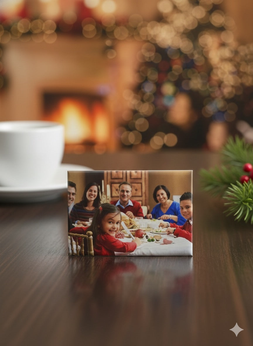 Premium Rectangle Photo Magnets — 3″ × 2″