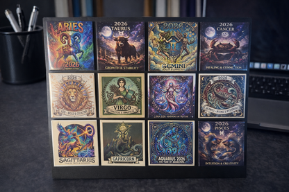 2026 Zodiac Magnet Collection - Personalized Energy for the Year Ahead