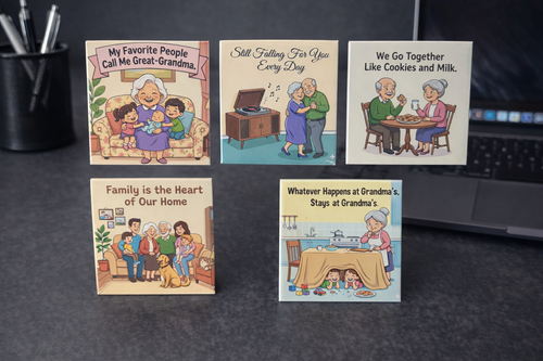 Family Premade Quote Magnets - A Heartfelt Keepsake