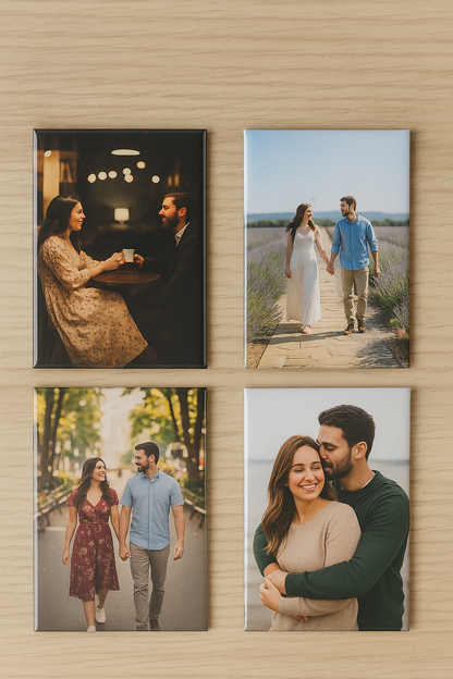 Premium Rectangle Photo Magnets — 3″ × 2″