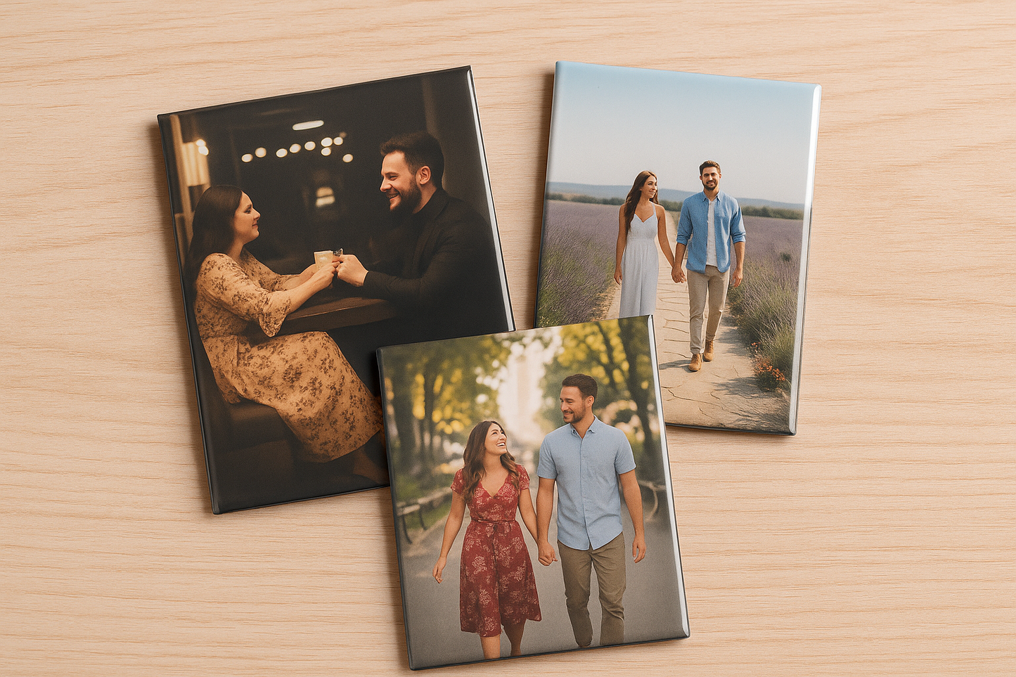 Premium Rectangle Photo Magnets — 3″ × 2″