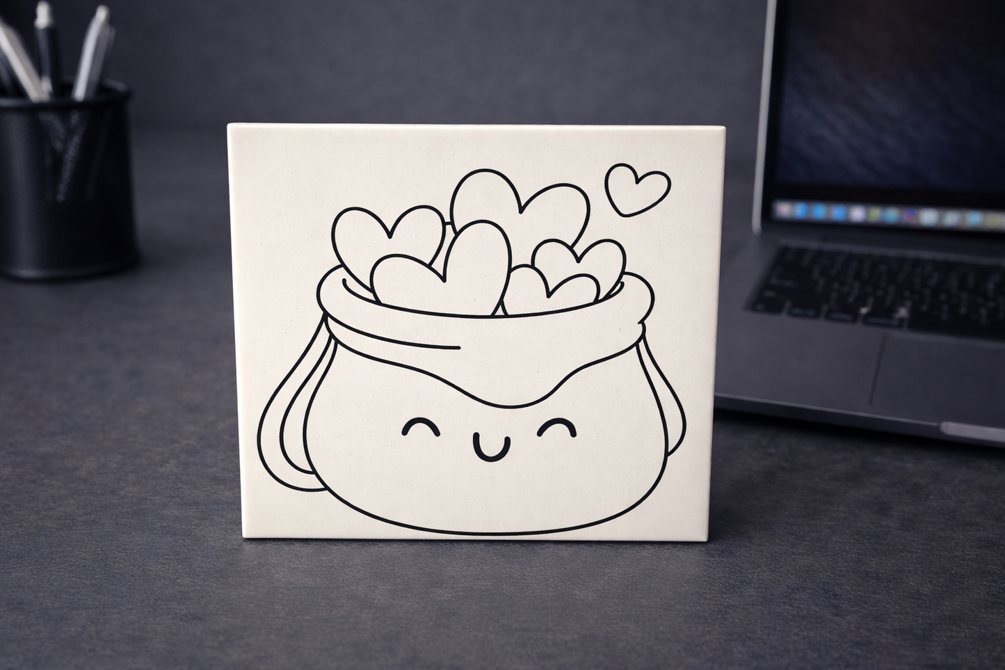 Stamped with Love - Valentine’s Coloring Magnet Set (Kids & Couples)