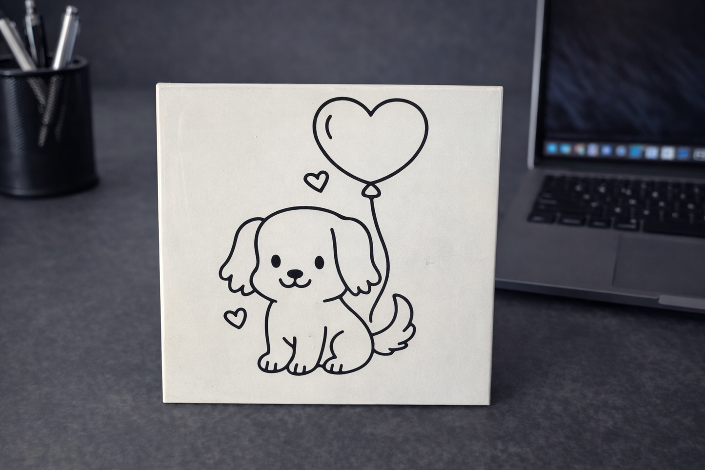 Stamped with Love - Valentine’s Coloring Magnet Set (Kids & Couples)