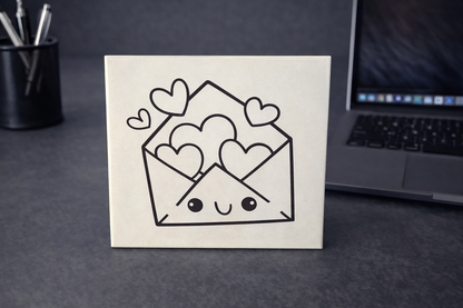 Stamped with Love - Valentine’s Coloring Magnet Set (Kids & Couples)