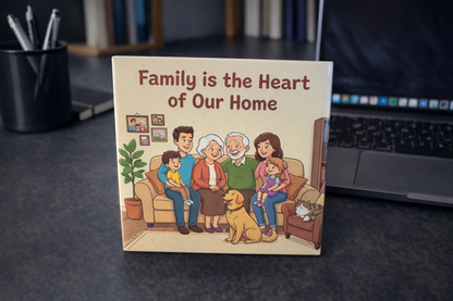 Family Premade Quote Magnets - A Heartfelt Keepsake