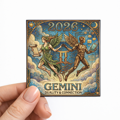 2026 Zodiac Magnet Collection - Personalized Energy for the Year Ahead