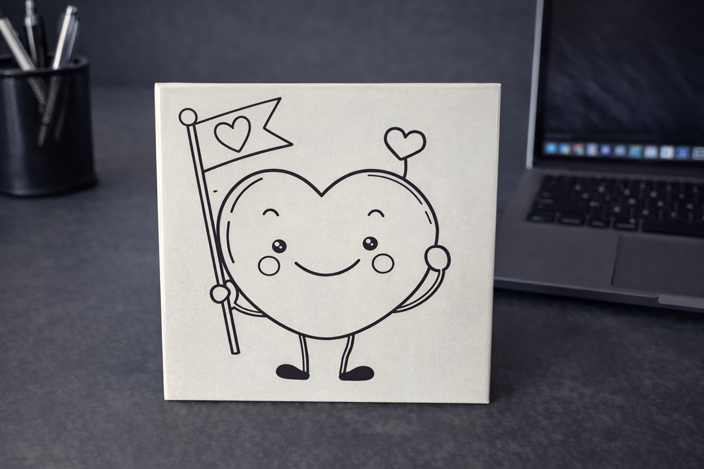 Stamped with Love - Valentine’s Coloring Magnet Set (Kids & Couples)