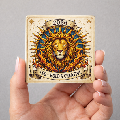 2026 Zodiac Magnet Collection - Personalized Energy for the Year Ahead