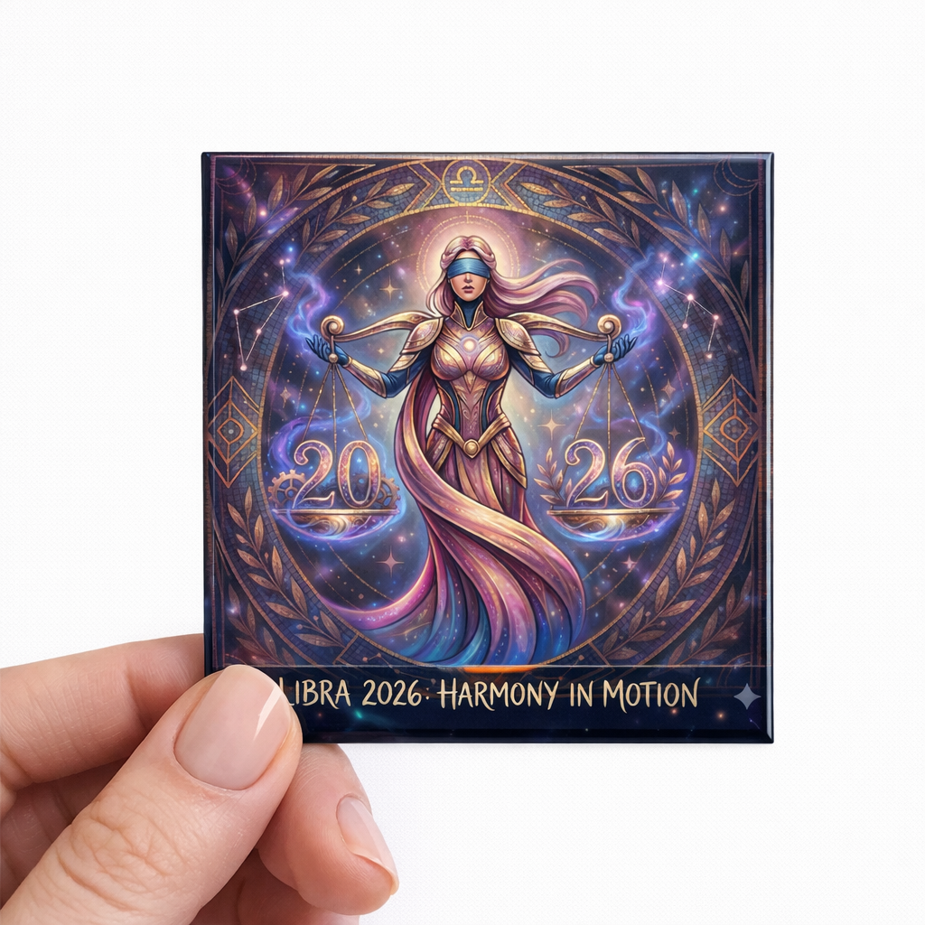2026 Zodiac Magnet Collection - Personalized Energy for the Year Ahead