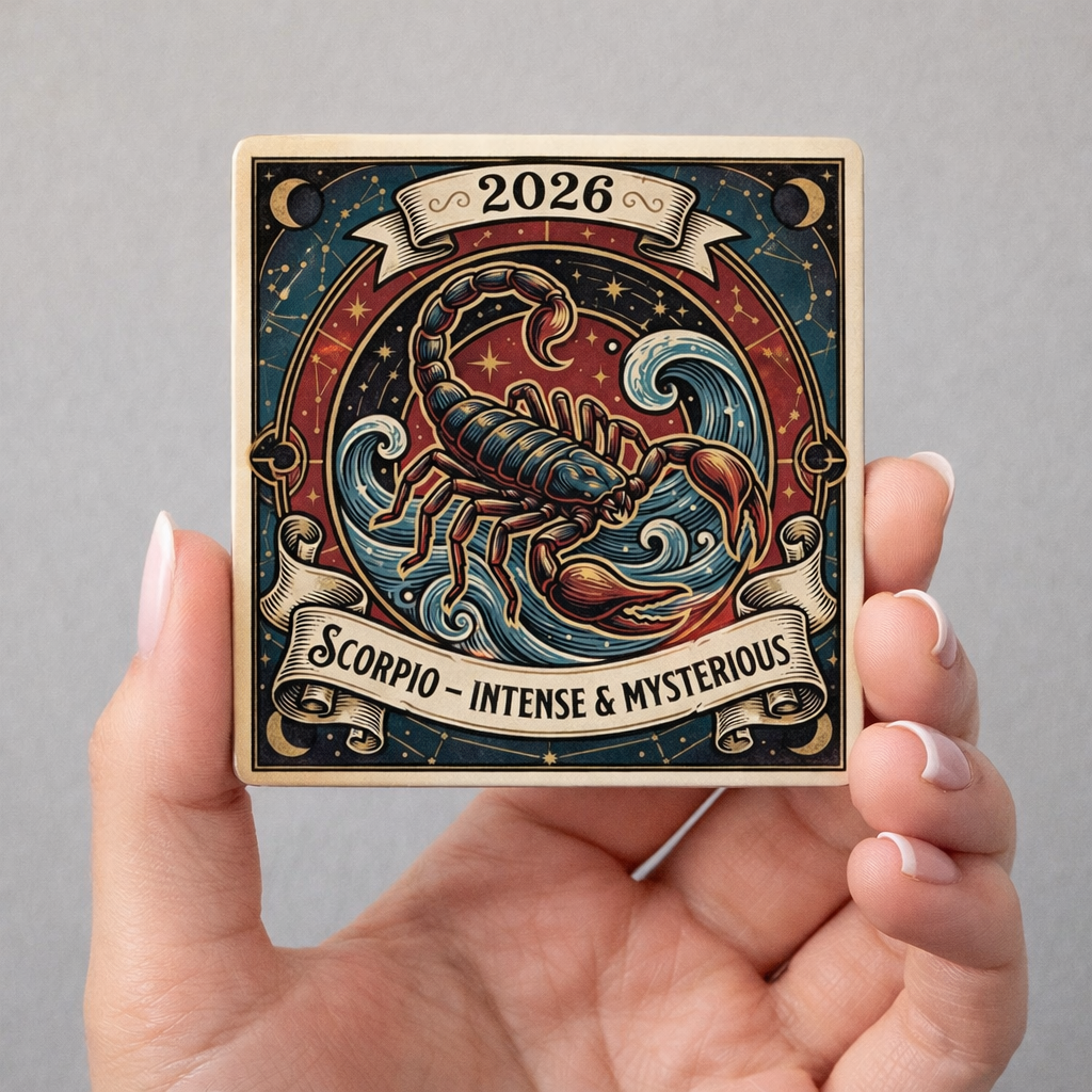 2026 Zodiac Magnet Collection - Personalized Energy for the Year Ahead