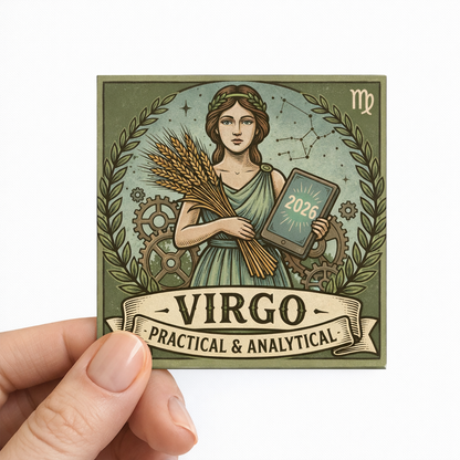 2026 Zodiac Magnet Collection - Personalized Energy for the Year Ahead