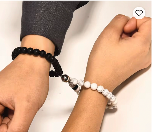 Yin & Yang Beaded Bracelet Set